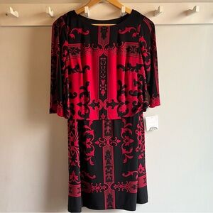 Donna Morgan Red and Black Dress